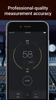 db decibel meter - sound level measurement tool iphone screenshot 2
