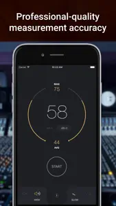 dB Decibel Meter - sound level measurement tool screenshot #2 for iPhone