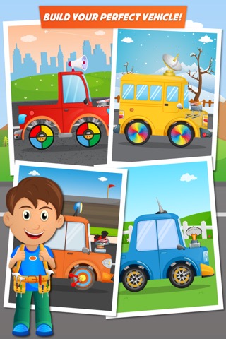 Little Truck Builder Factory- Play and Build Vehicles and Trucksのおすすめ画像1