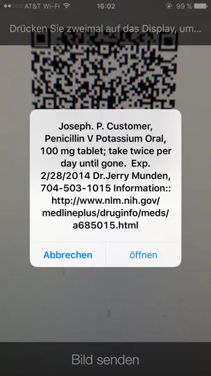 Screenshot von Digit-Eyes Lite auf dem iPhone 1