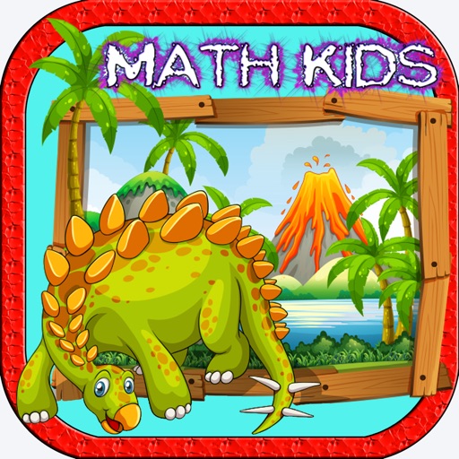 Cool Dinosaur for Kid : 1st Grade Math Game Online icon