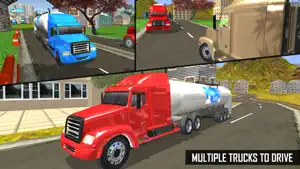 Milk-Man: Offroad Transporter Trailer Truck Drive screenshot #2 for iPhone