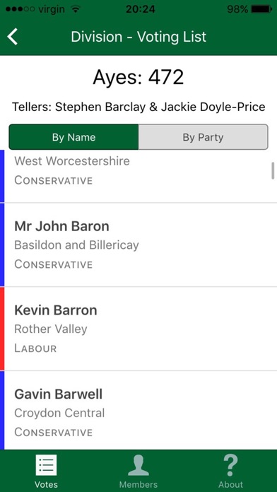 App screenshot