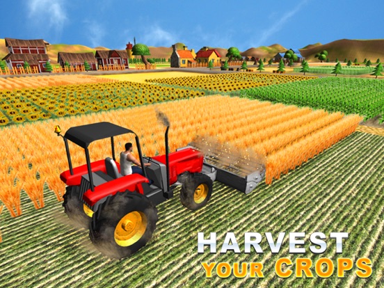 Screenshot #4 pour fourrage agricole charrue abatteuse - élevage jeu de simulation.