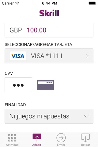 Skrill - Pay & Send Money screenshot 3