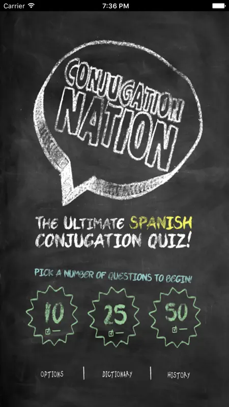 Conjugation Nation Spanish screenshot 1 of 5