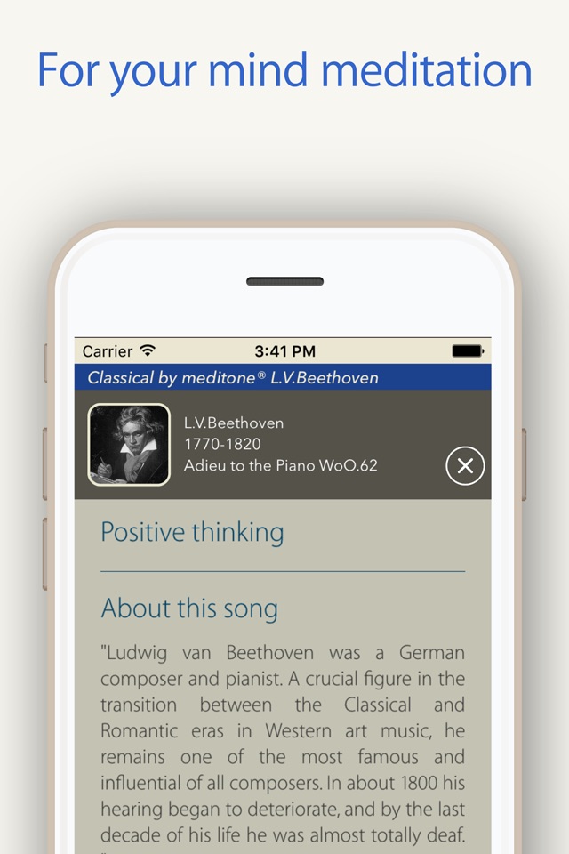 Relax Classic "L.v.Beethoven" by meditone® screenshot 3