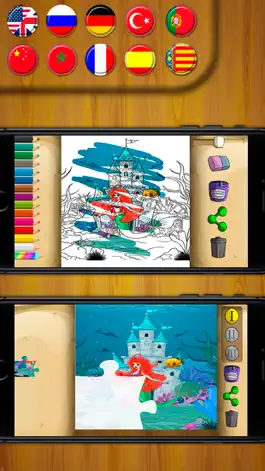 Game screenshot Русалочка - Интерактивная книга apk