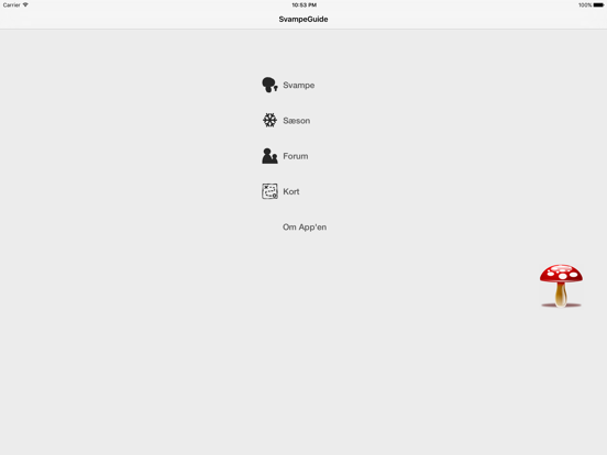 SvampeGuide iPad screenshot 5 - Reference app