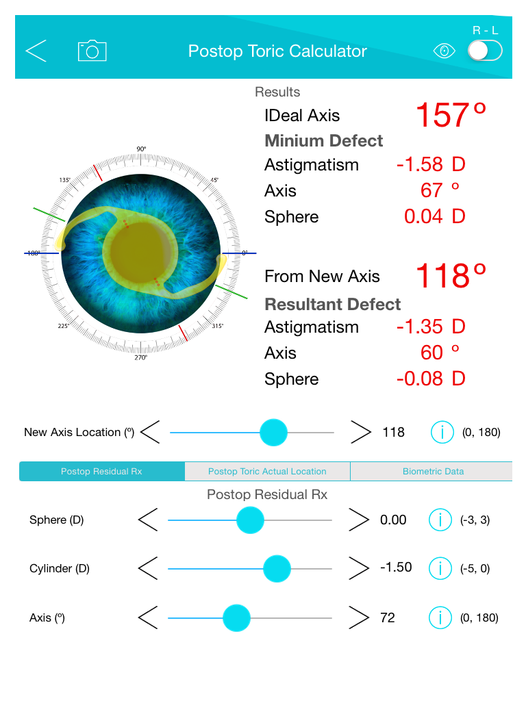 Panacea IOL & Toric Calculator screenshot 3