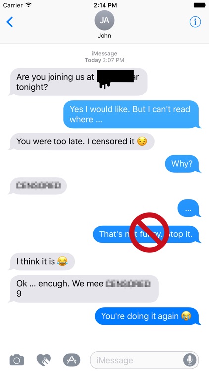 Censored – Censor your iMessages