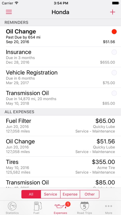 Road Trip • MPG, Mileage and Fuel Economy screenshot-3