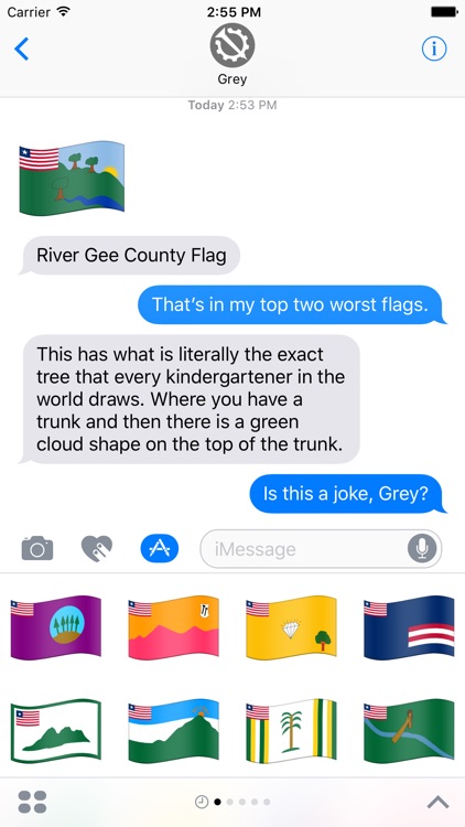 Liberian County Flag Stickers