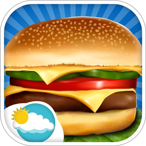 Sky Burger Maker Cooking fever - Kids Games icon