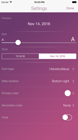 Video Dater Free(Time Stamp Video) screenshot
