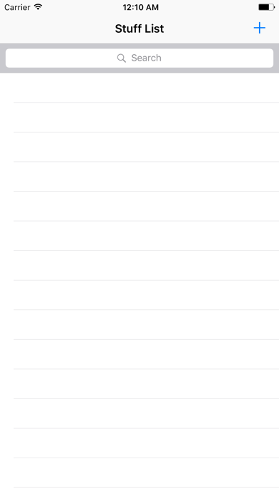 Screenshot #1 pour Stuff List - Find your stuff easily