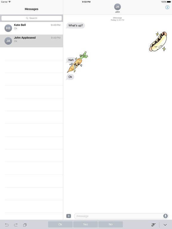 Screenshot #4 pour Food Face: Cute Foodie Stickers by Mylan