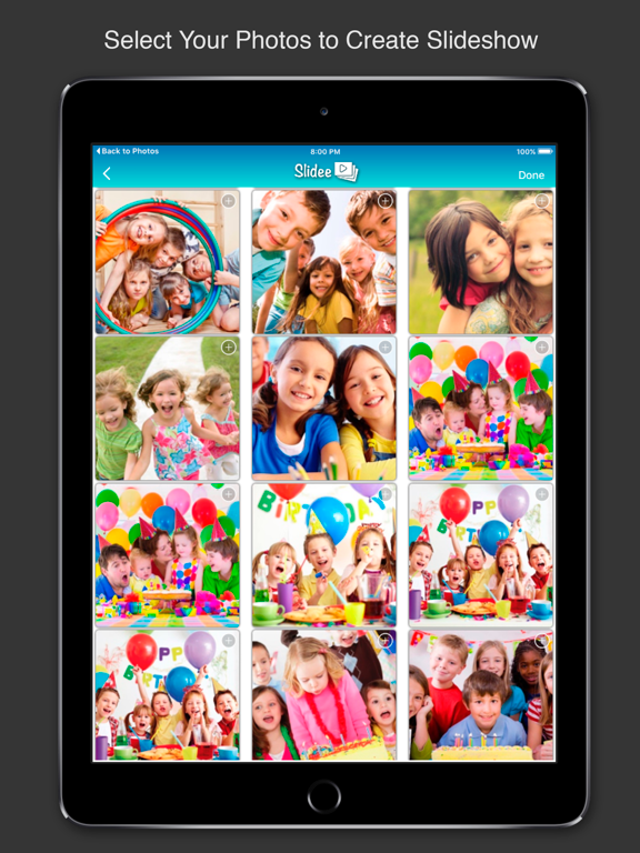 Photo Slideshow Maker w/ Music iPad screenshot 5 - Photo & Video app