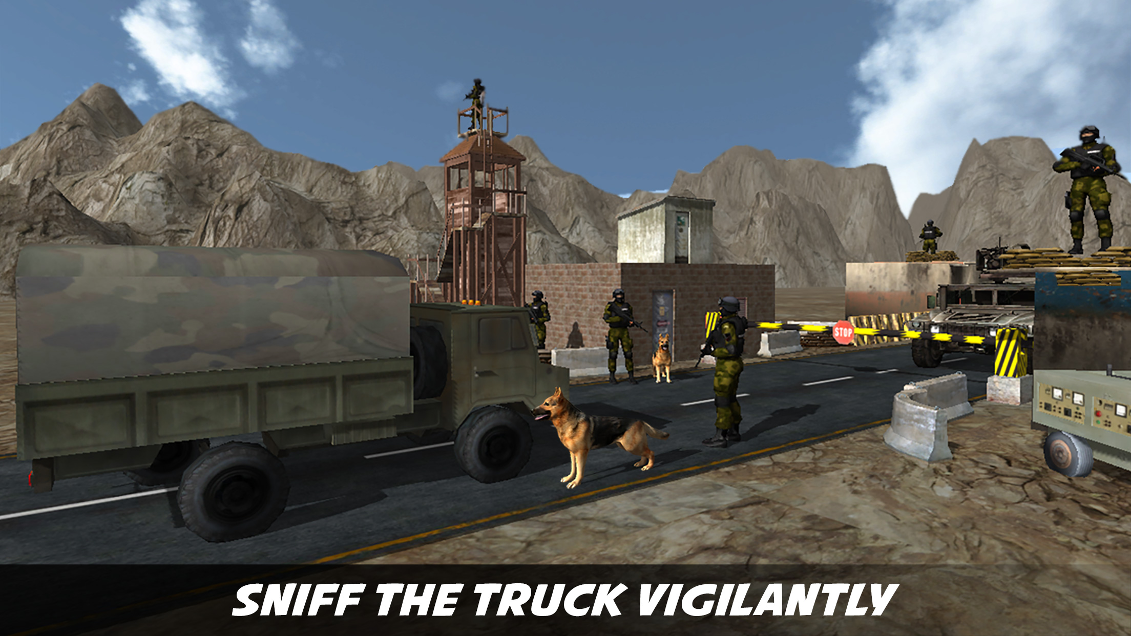 Sniffer Dog Agent : Help Border Patrol Agency USBP