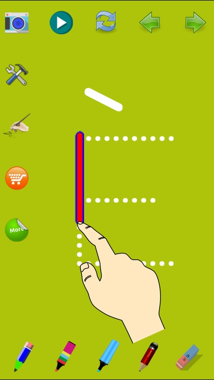 Trace French LV4, Uppercase