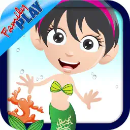 Mermaid Princess Coloring Book for Kids app icon