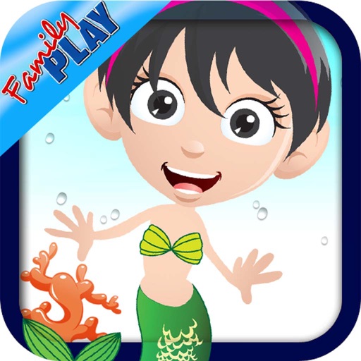 Mermaid Princess Coloring Book for Kids iOS App