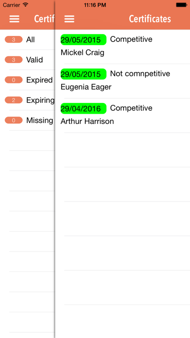 App screenshot