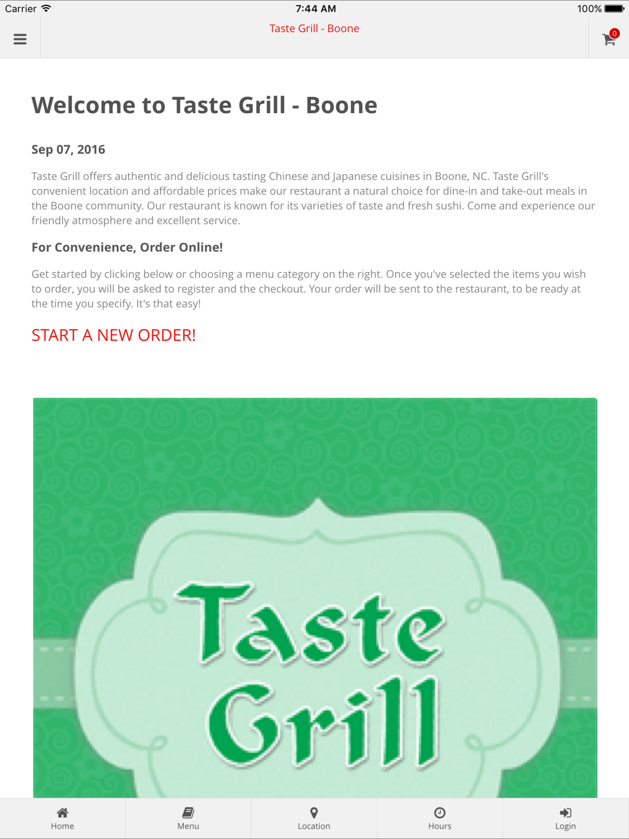 Taste Grill - Boone