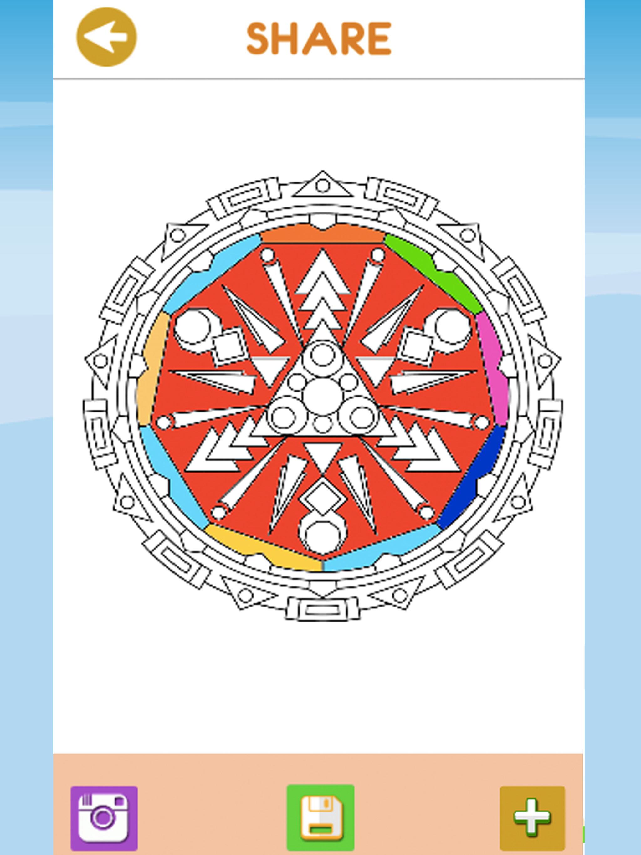 Adult mandalas coloring book therapy screenshot 4