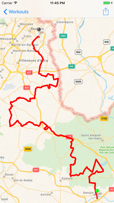 Screenshot #2 pour GPS Watch Workout