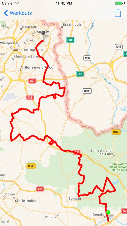 GPS Watch Workout