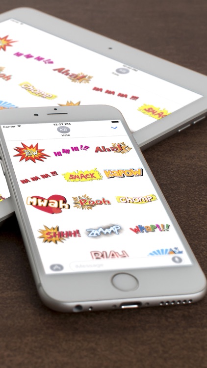Comic Book Pow Stickers