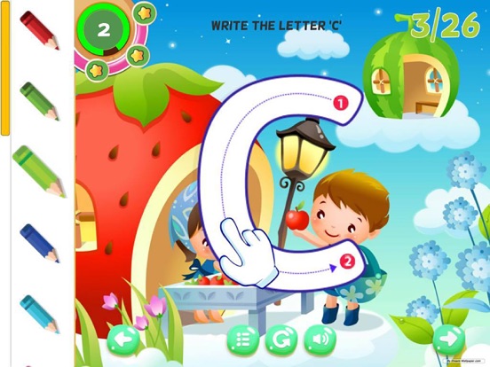 Alphabet Learning for Kids ABC Tracing Letter iPad screenshot