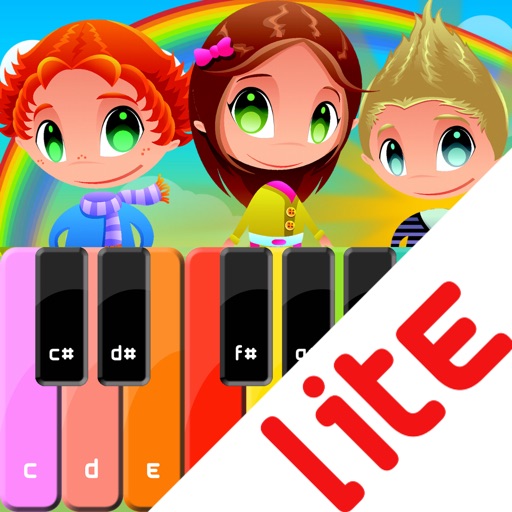 Kids Piano Lite - children songs, music sheets iOS App