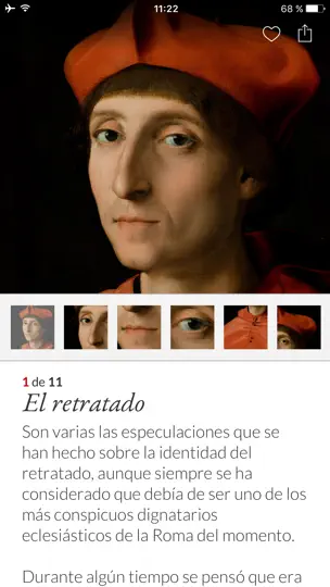 Captura de pantalla de SC El Prado Obras Maestras en iPhone 4