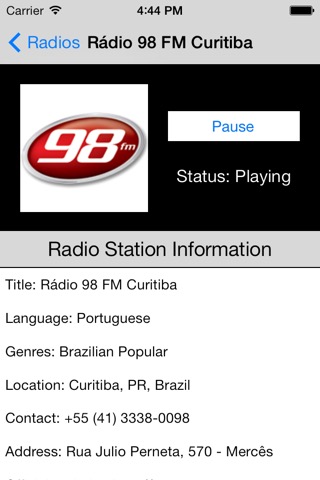 Brazil Radio Live Player (Brasília / Portuguese / português / Brasil rádio)のおすすめ画像5