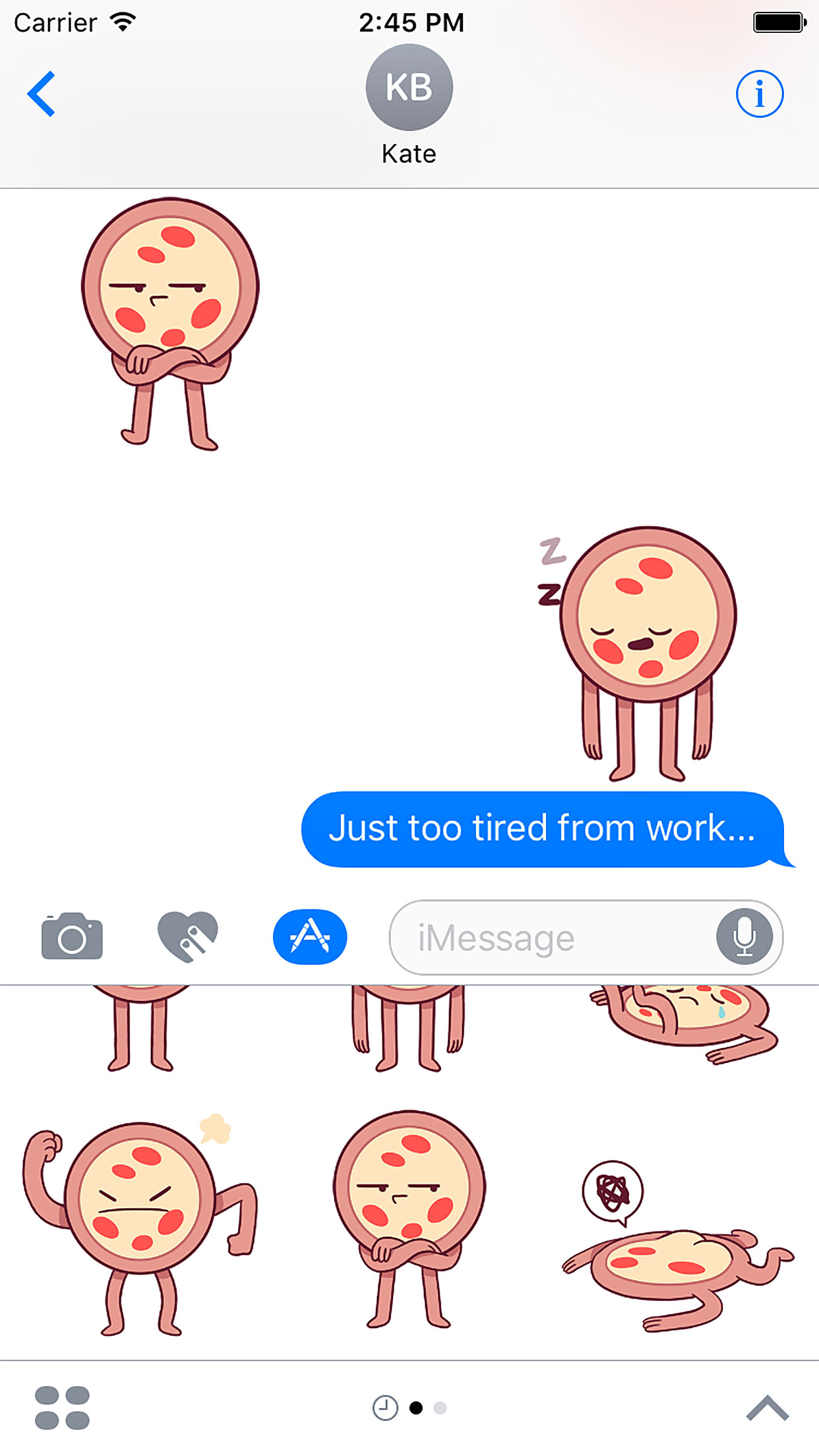 Pizza Boy Stickers by Good Pizza Great Pizza screenshot 5