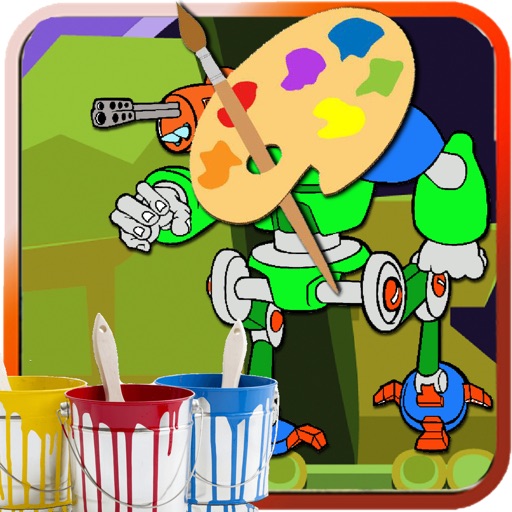 Coloring Pages rotbot Version iOS App