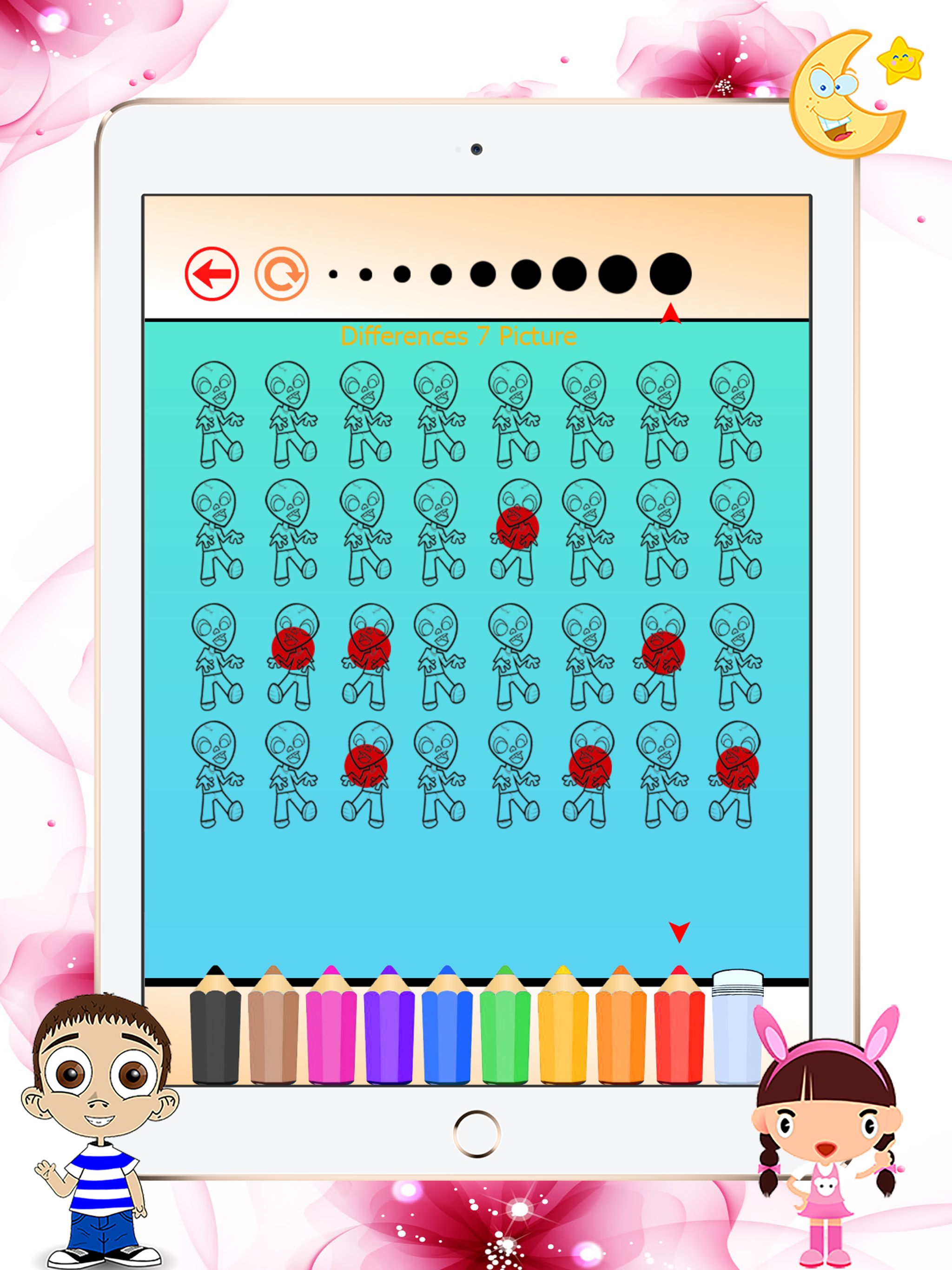 Photo Hunt Cartoon: Find the Differences in Picture Pizzle, Free games for children screenshot 4