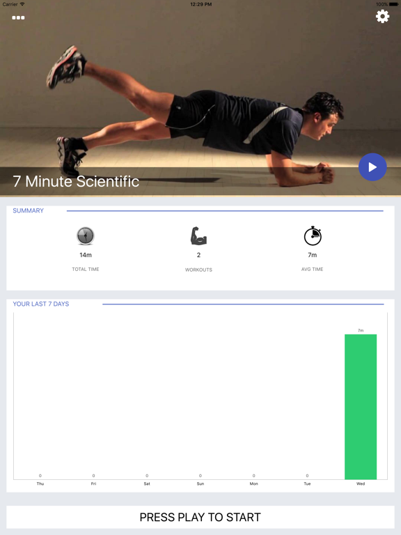 Screenshot #4 pour 7 Minute SCIENTIFIC Workout Challenge Free