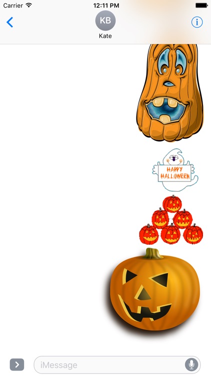 Halloween Animated stickers for iMessage screenshot-3
