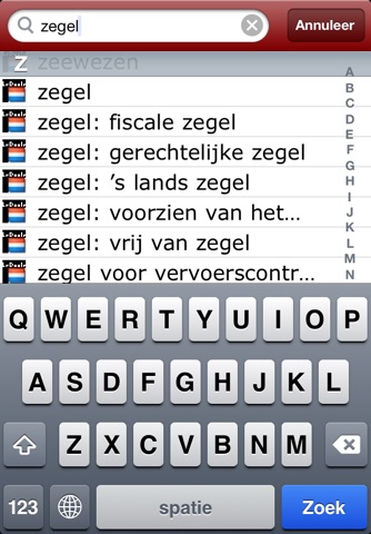 Juridisch woordenboek Nederlands <-> Frans screenshot 2