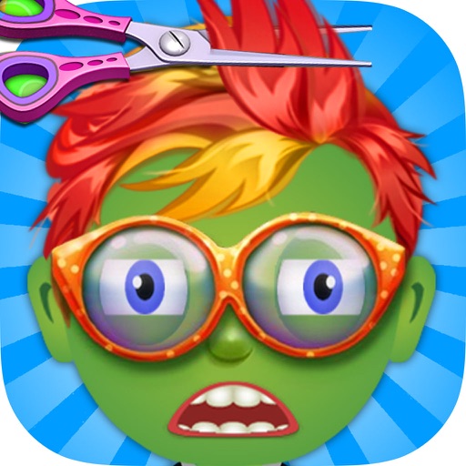 Halloween Crazy Hair Salon - kids makeover games icon