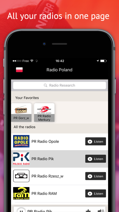 Screenshot #3 pour Radio Pologne - Radios POL FREE - Radios Polska