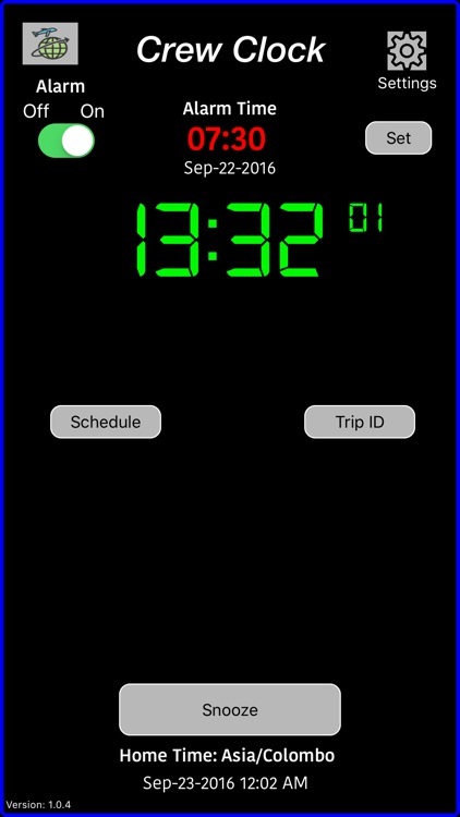 Crew Alarm Clock