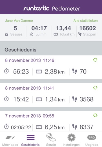 Pedometer Step Counter & Walk Tracker by Runtastic screenshot 3