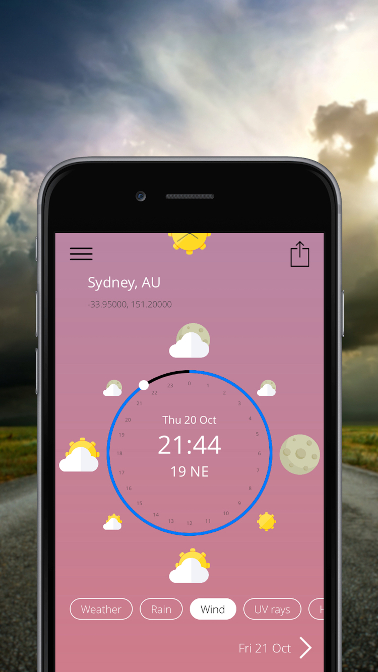 SunClock - Weather clock