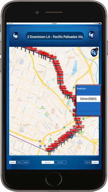 Los Angeles Metro California USA where is the Bus