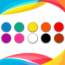 Learning colors to kids app icon