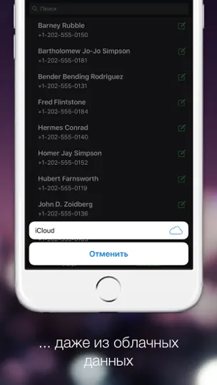 Скриншот BlackList: блокировщик звонков на iPhone 5
